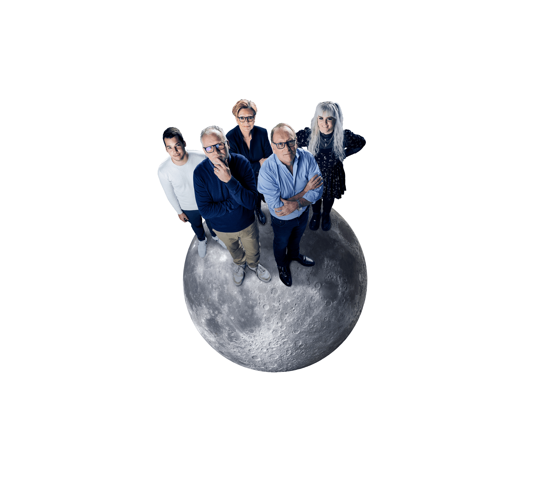 eigenmarke – Raumfahrer-Team auf Planet